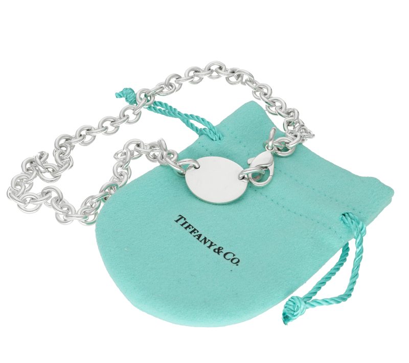 Tiffany Return to Tiffany Oval Tag 925 Sterling Necklace - Image 6