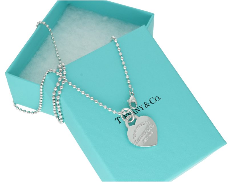 Tiffany & Co. Collana Argento con Pendente a Forma di Cuore Please Return to Tiffany - immagine 4