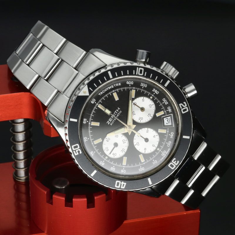 c. 1989 Zenith El Primero De Luca Prima Serie 01.0042.400 Automatic 40mm Box and Papers - Image 3