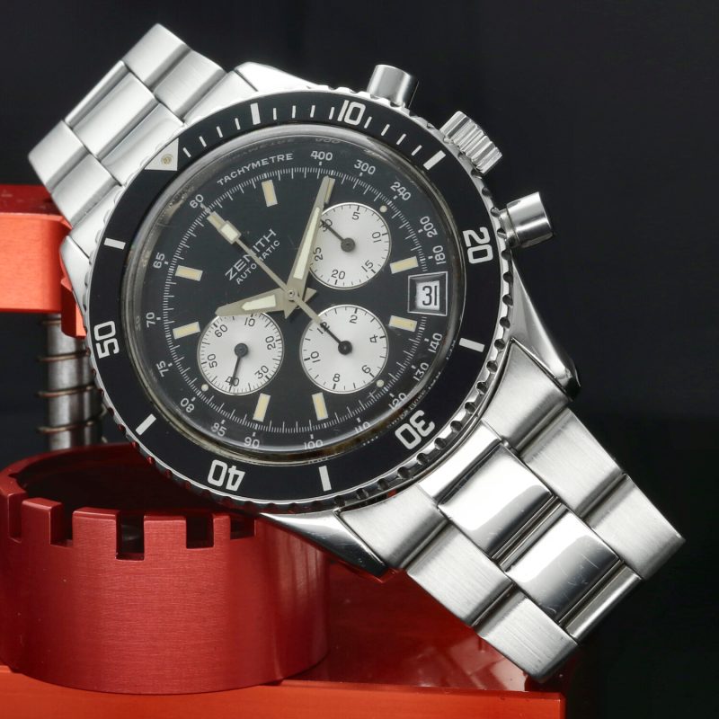 c. 1989 Zenith El Primero De Luca Prima Serie 01.0042.400 Automatic 40mm Box and Papers - Image 2