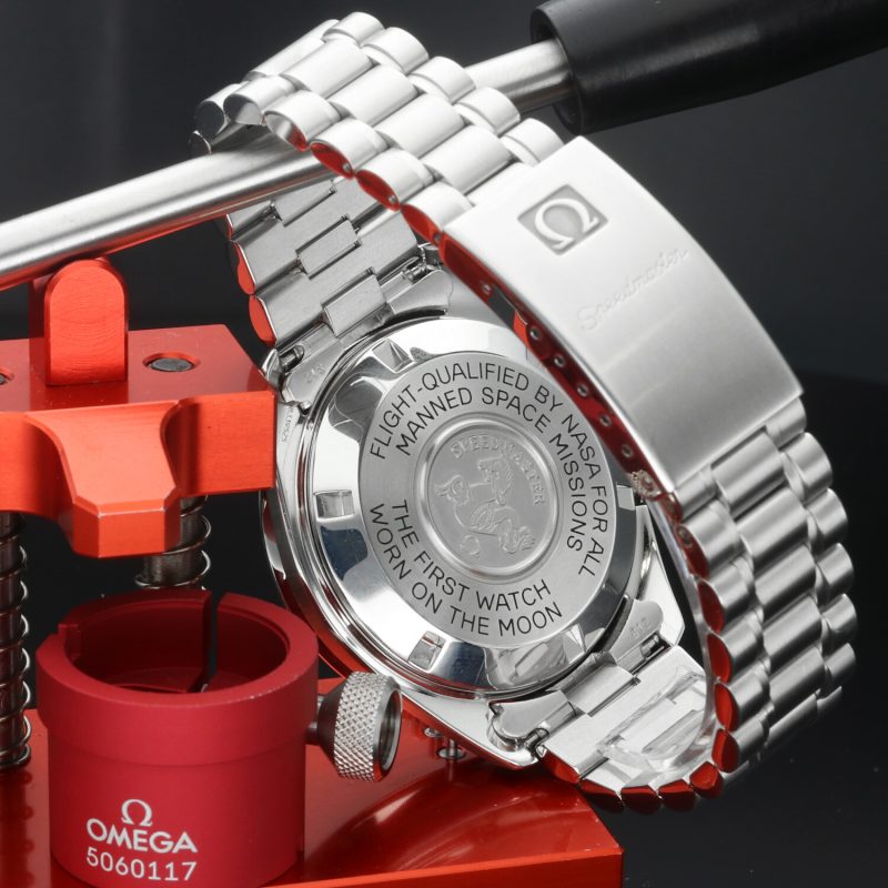 c. 1996 Omega 35905000 Speedmaster Professional Moonwatch Calibro 861 Scatola & Garanzia - Revisionato Omega - immagine 9