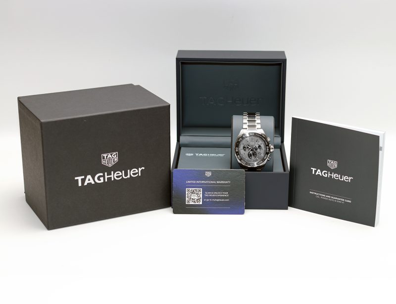 2024 TAG Heuer Formula 1 CAZ1011.BA0843 Chronograph Quartz 43mm Ceramic & Steel - Full Set - Image 16