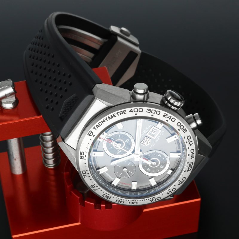 2020 TAG Heuer Carrera Calibre Heuer 01 CAR208Z.FT6046 Automatic Titanium 43mm - Full Set - Image 3