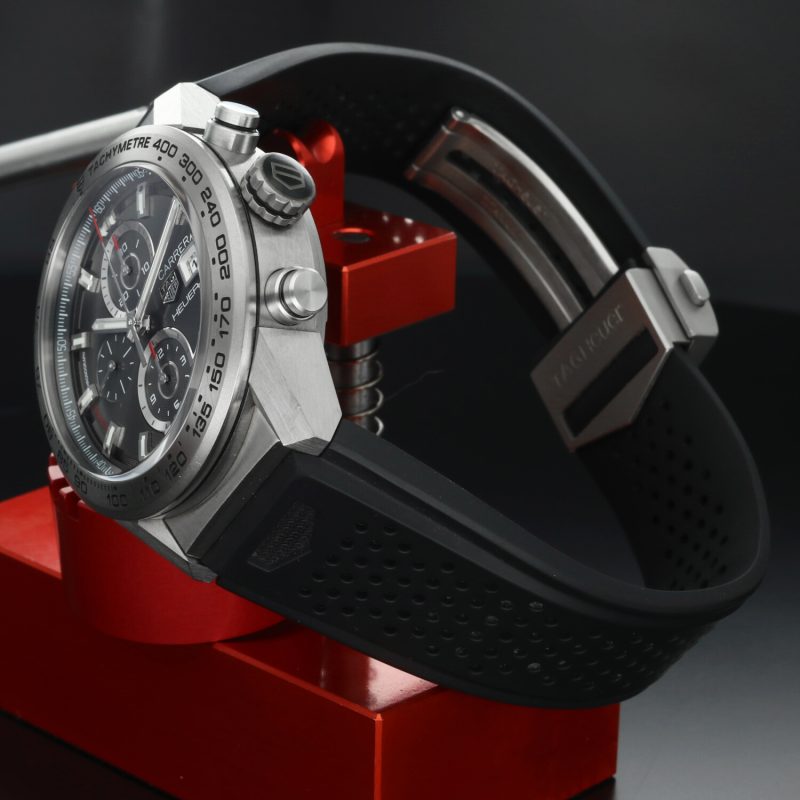 2020 TAG Heuer Carrera Calibre Heuer 01 CAR208Z.FT6046 Automatic Titanium 43mm - Full Set - Image 4
