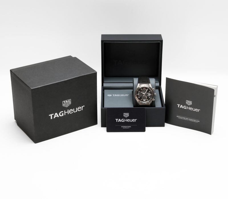 2020 TAG Heuer Carrera Calibre Heuer 01 CAR208Z.FT6046 Automatic Titanium 43mm - Full Set - Image 16