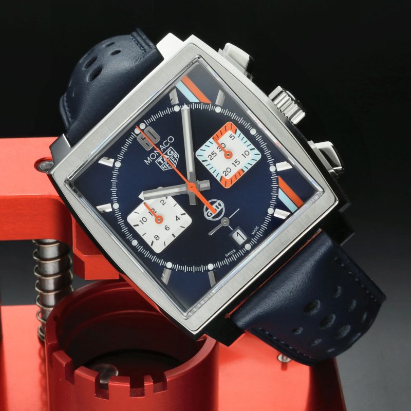 2023 Unworn TAG Heuer Monaco Chronograph x Gulf CBL2115.FC6494 Automatic 39mm - Image 2