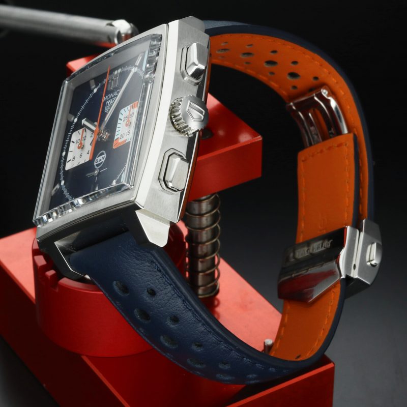 2023 Unworn TAG Heuer Monaco Chronograph x Gulf CBL2115.FC6494 Automatic 39mm - Image 3