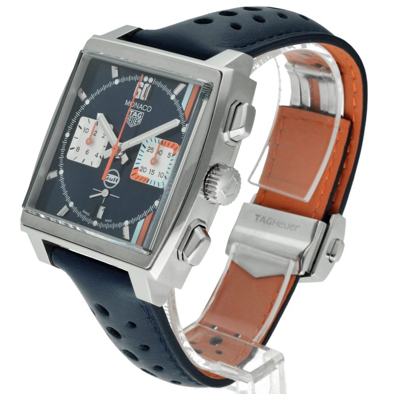 2023 Unworn TAG Heuer Monaco Chronograph x Gulf CBL2115.FC6494 Automatic 39mm - Image 15