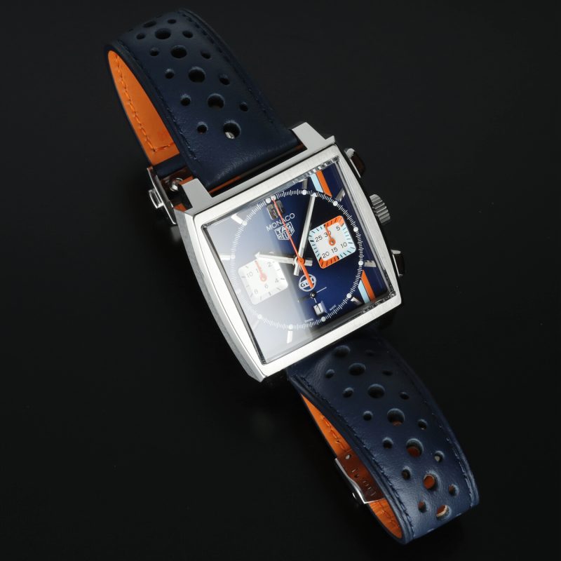2023 Unworn TAG Heuer Monaco Chronograph x Gulf CBL2115.FC6494 Automatic 39mm - Image 12