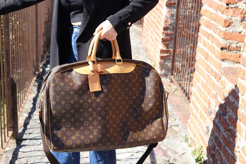 Borsa da Viaggio Louis Vuitton Alizé 2 Poches M41392 in Monogram Canvas - immagine 2