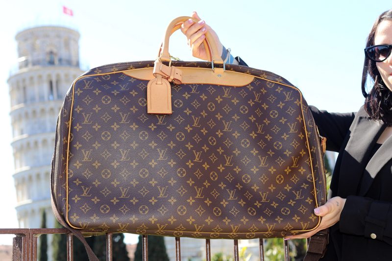Borsa da Viaggio Louis Vuitton Alizé 2 Poches M41392 in Monogram Canvas - immagine 6