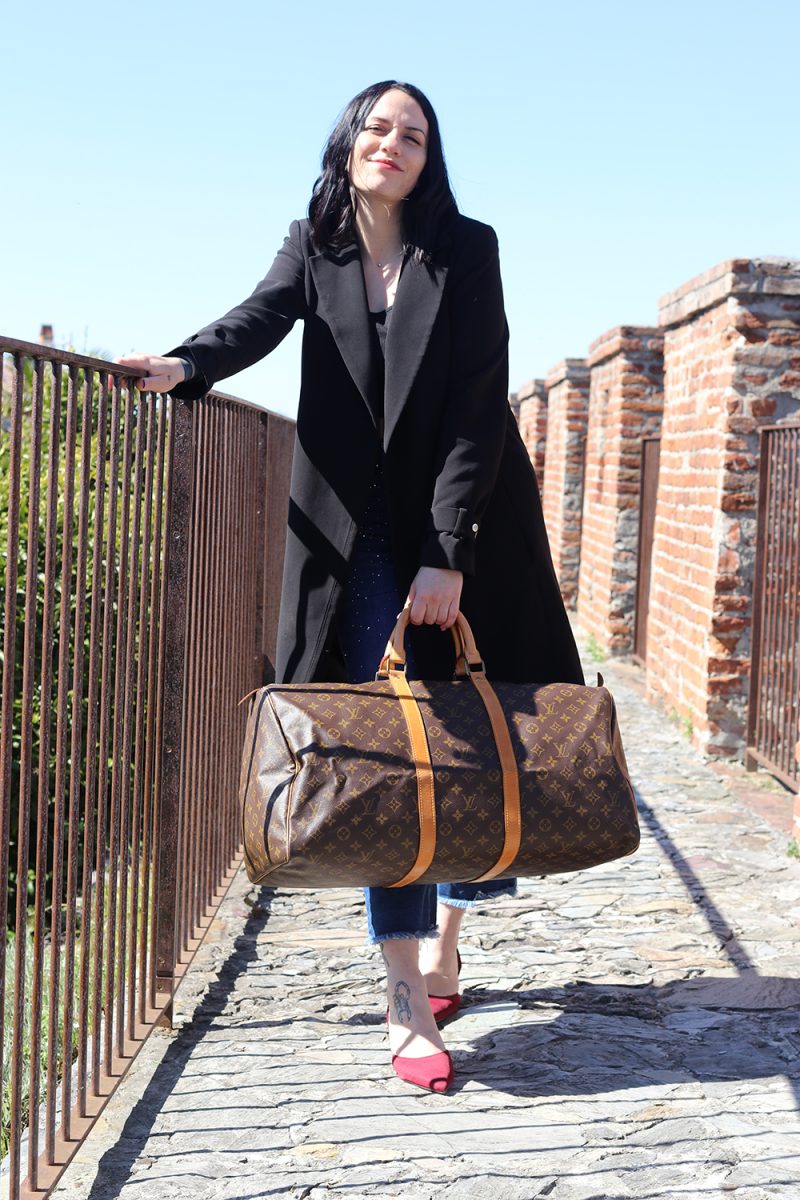 Travel Bag Louis Vuitton Keepall 55 Monogram Canvas M41424 - Image 6