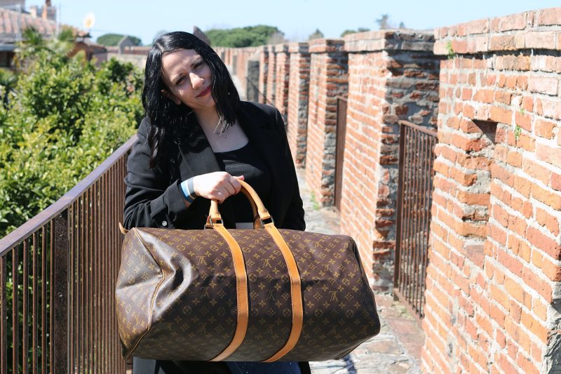 Travel Bag Louis Vuitton Keepall 55 Monogram Canvas M41424 - Image 5