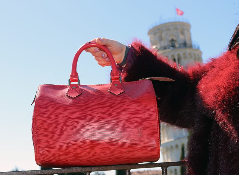 Louis Vuitton Speedy 25 Epi Castilian Red M43017 1993 Pre-Loved - Image 4