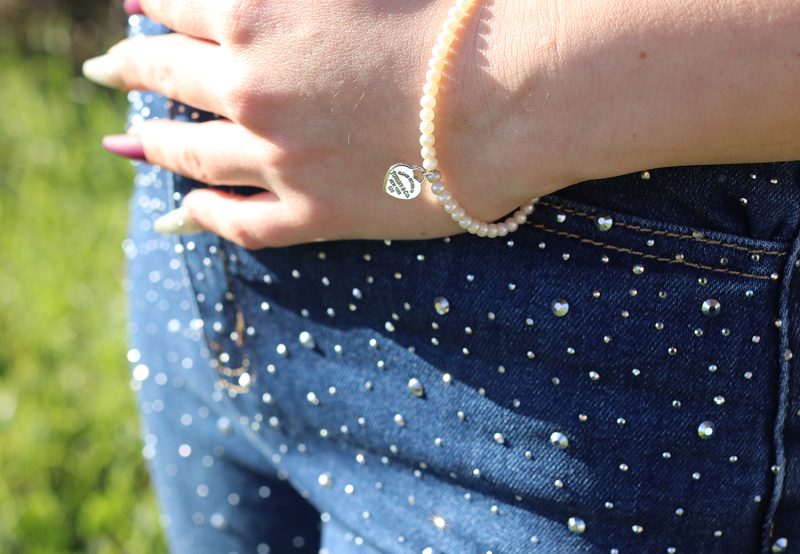 Tiffany Bracciale Perle con Pendente a Forma Cuore Argento 925 Return to Tiffany - immagine 2