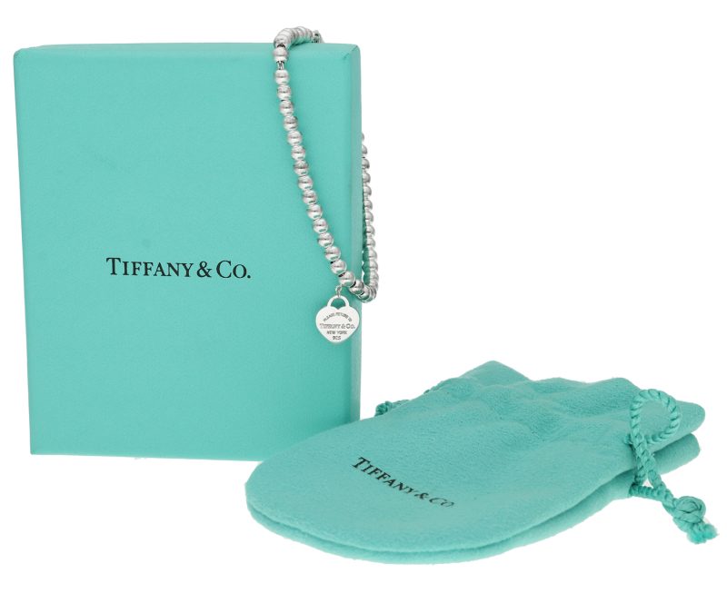Bracciale Bead Heart Tag Tiffany Blue in Argento collezione Return to Tiffany - immagine 6