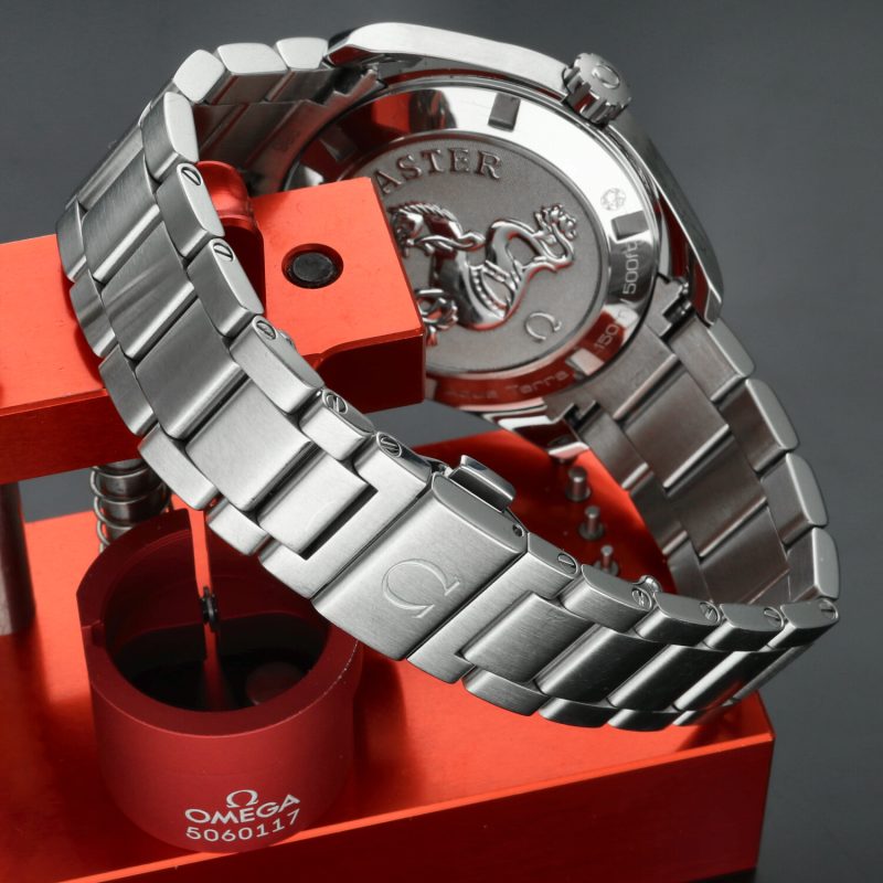 c. 2011 Omega Seamaster Aqua Terra 23110396106001 Quartz Unpolished Gray Teak Concept Dial - Image 7