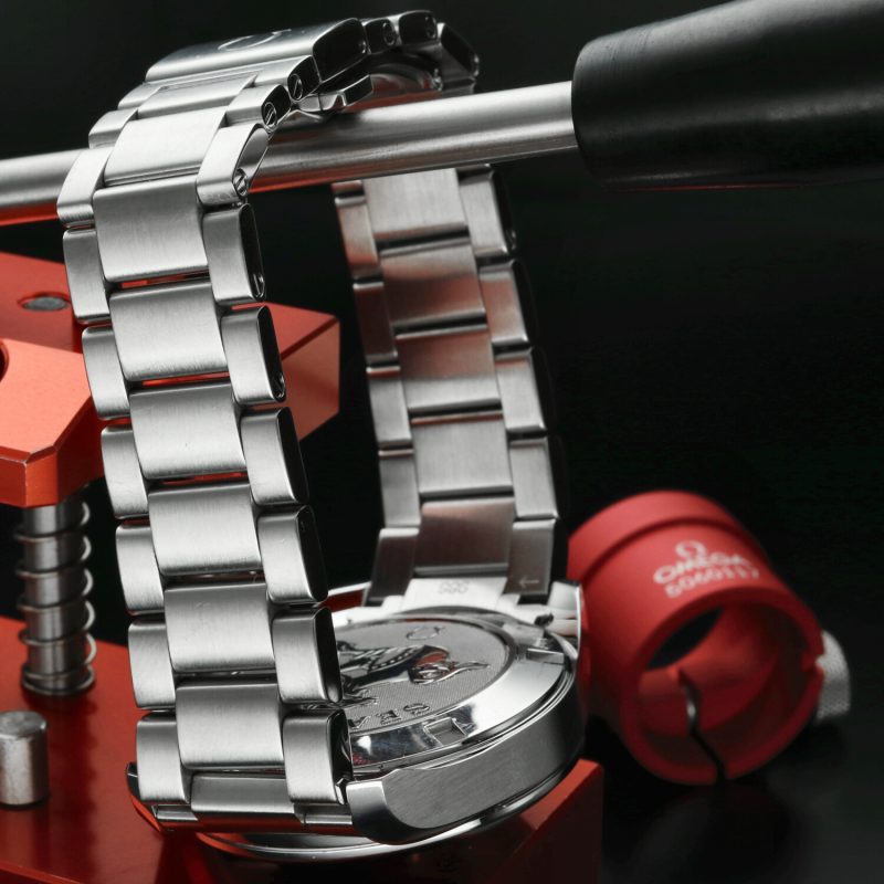 c. 2011 Omega Seamaster Aqua Terra 23110396106001 Quartz Unpolished Gray Teak Concept Dial - Image 8