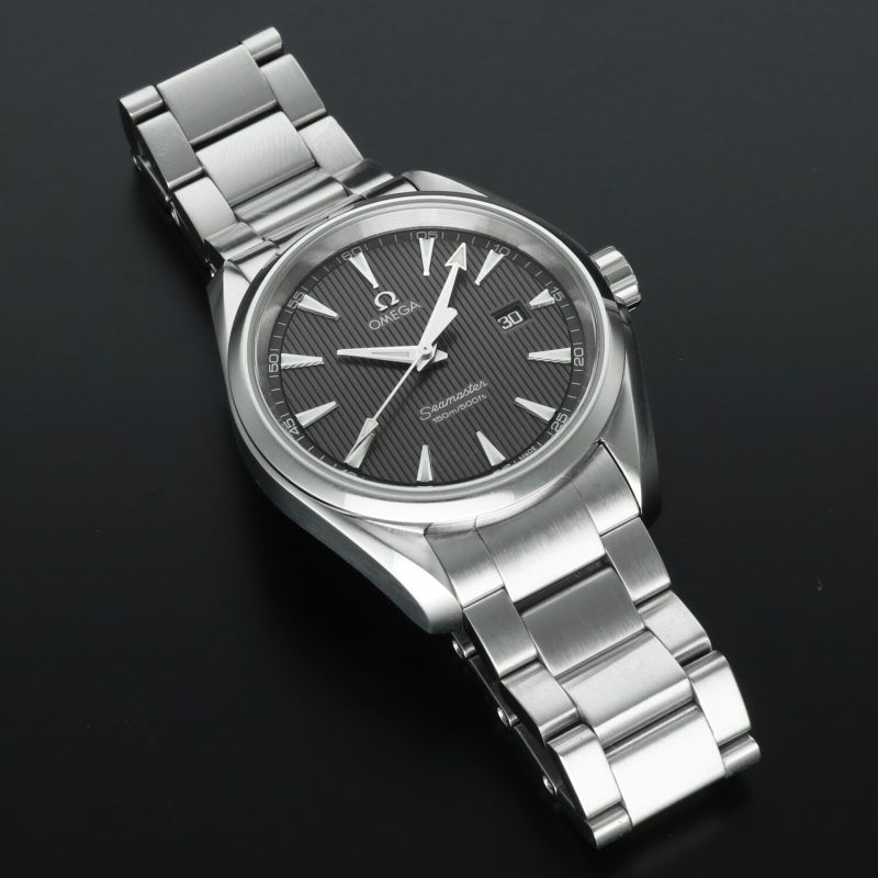 c. 2011 Omega Seamaster Aqua Terra 23110396106001 Quartz Unpolished Gray Teak Concept Dial - Image 12