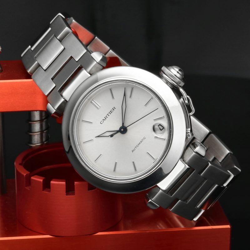 995 Cartier Pasha C ref. W31010M7 Automatic 35mm Full Set - Cartier Serviced - Image 2