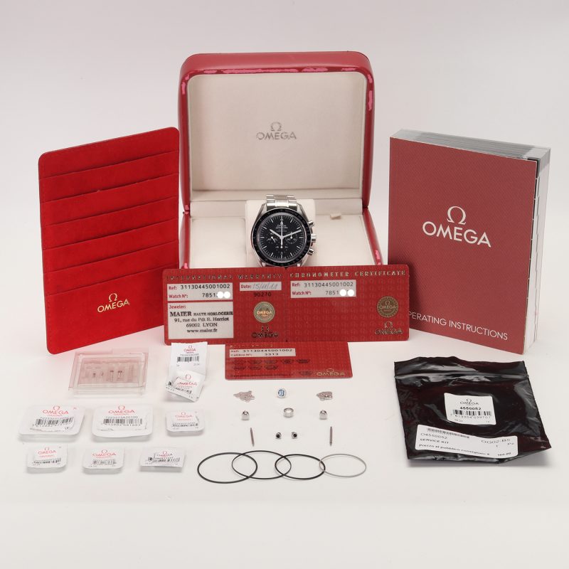 Omega Speedmaster Professional Moonwatch Co-Axial 311.30.44.50.01.002 – Box and Warranty 2015 – Certified Omega Service - Image 16