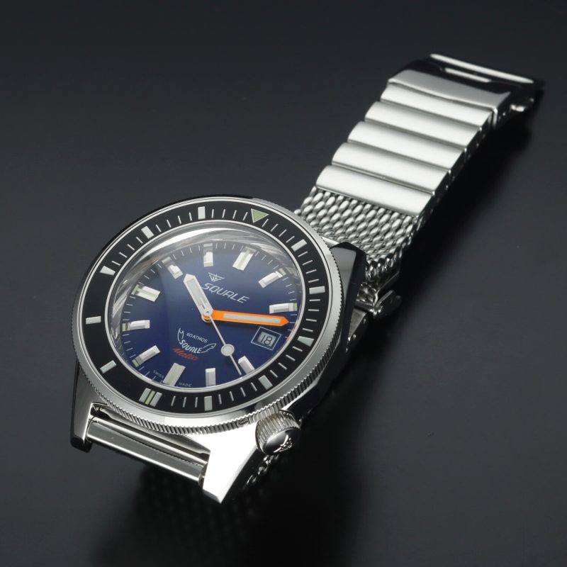 2022 Squale Matic Dark Blue Mesh MATICXSB.ME22 Automatic 44mm Full Set - Image 13
