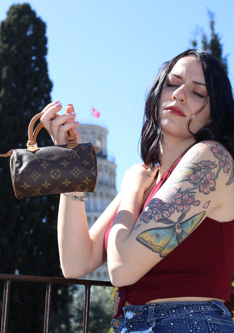 1995 Louis Vuitton Mini Speedy M41534 – Borsa in Tela Monogram, Pre-Loved - immagine 5