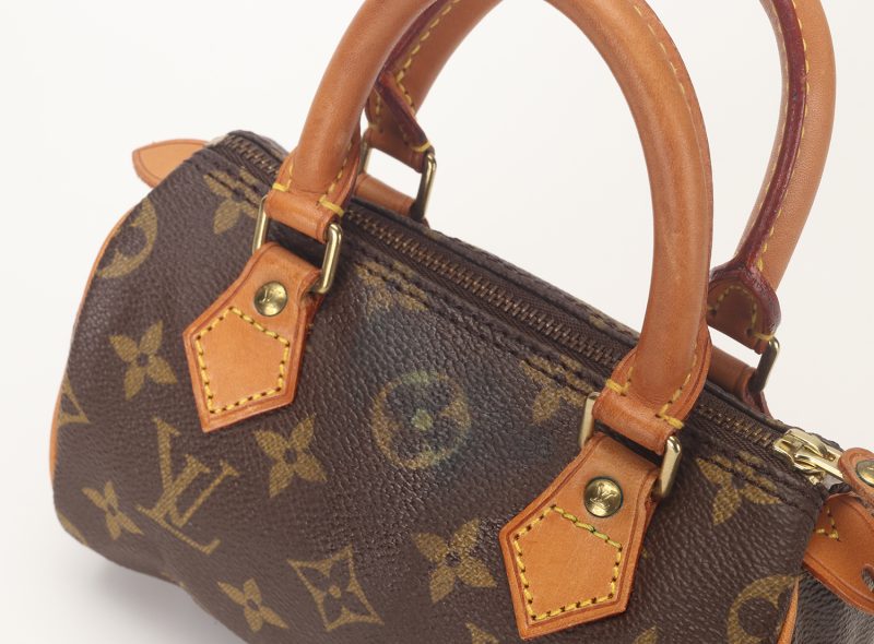 1995 Louis Vuitton Mini Speedy M41534 – Borsa in Tela Monogram, Pre-Loved - immagine 12