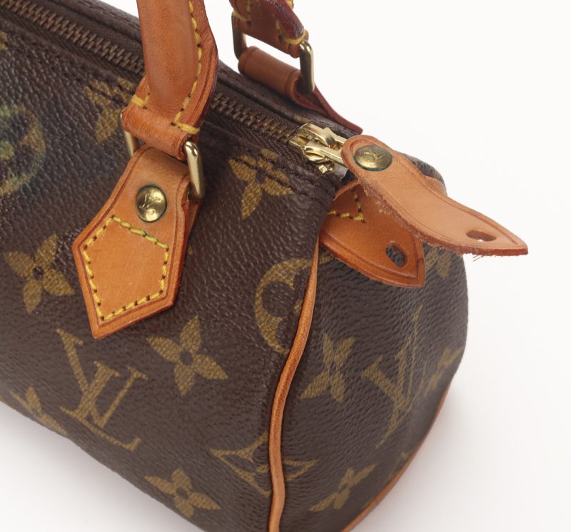 1995 Louis Vuitton Mini Speedy M41534 – Borsa in Tela Monogram, Pre-Loved - immagine 13