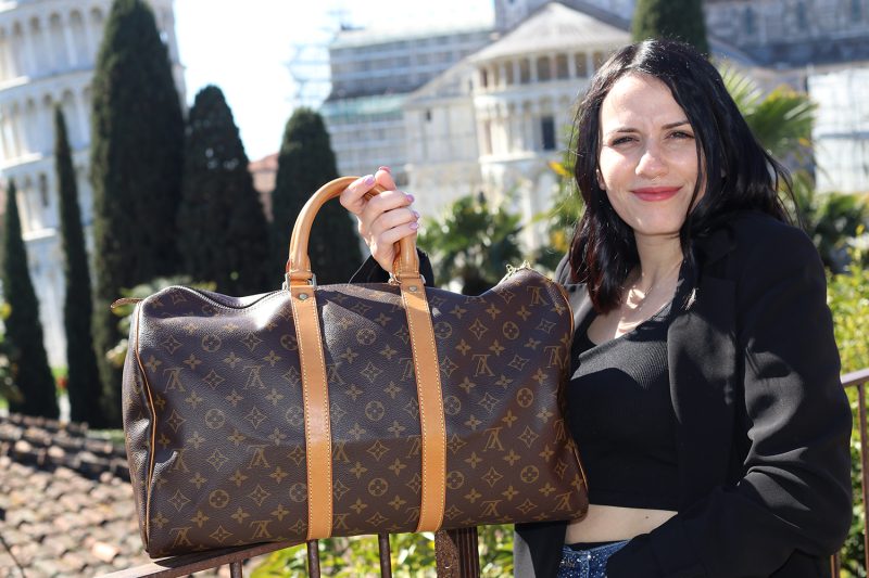 Travel Bag Louis Vuitton Keepall 45 Monogram Canvas M41428, Pre-Loved 1994 - Image 2