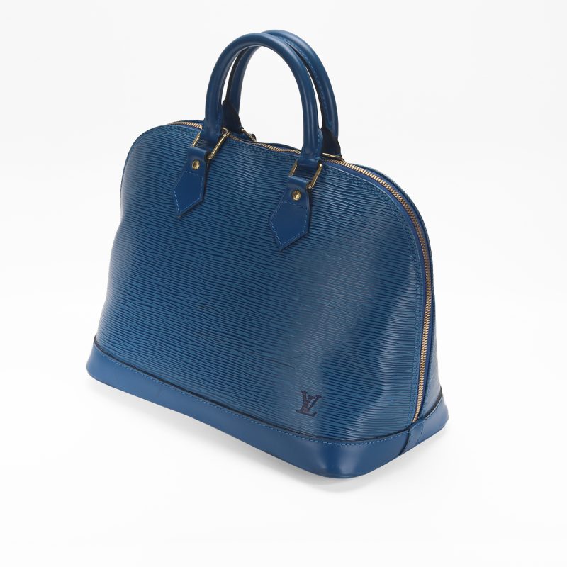 Louis Vuitton Alma Epi Blu Toledo M52145 1996 Pre-Loved - immagine 7