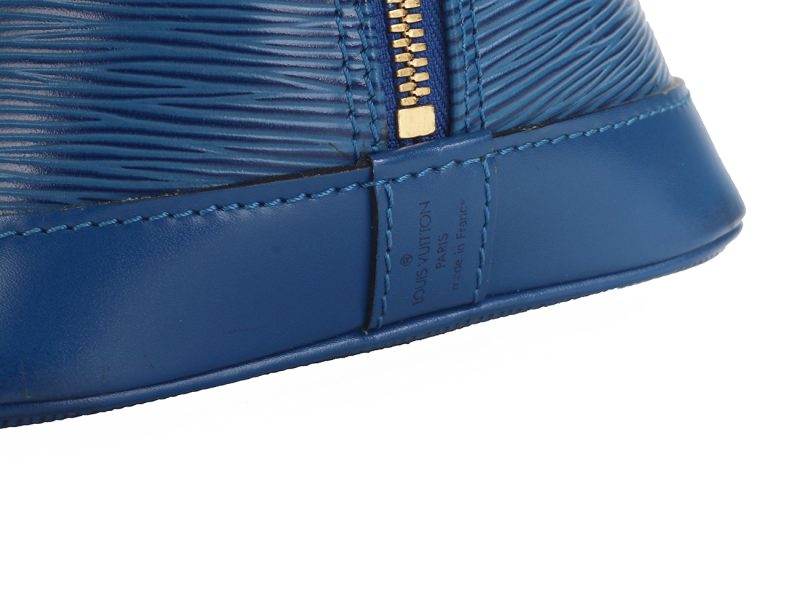 Louis Vuitton Alma Epi Blu Toledo M52145 1996 Pre-Loved - immagine 11