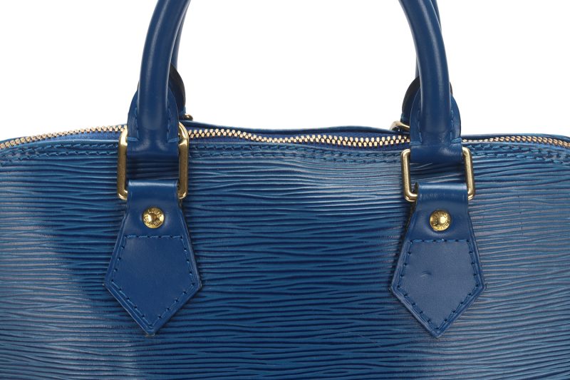 Louis Vuitton Alma Epi Blu Toledo M52145 1996 Pre-Loved - immagine 12