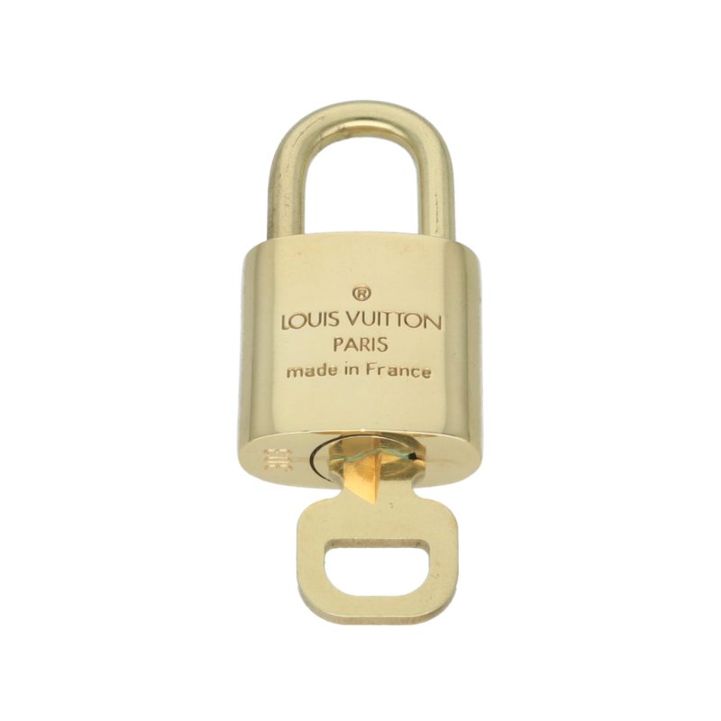 Louis Vuitton Brass Padlock with Key - Image 2