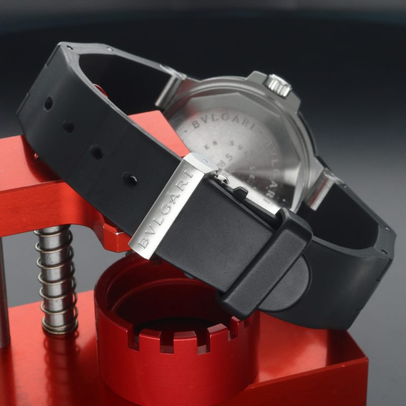 Bulgari Diagono Scuba c. 1998 Ref. SD38S Automatico 38mm con Documenti - Recentemente Revisionato - immagine 7