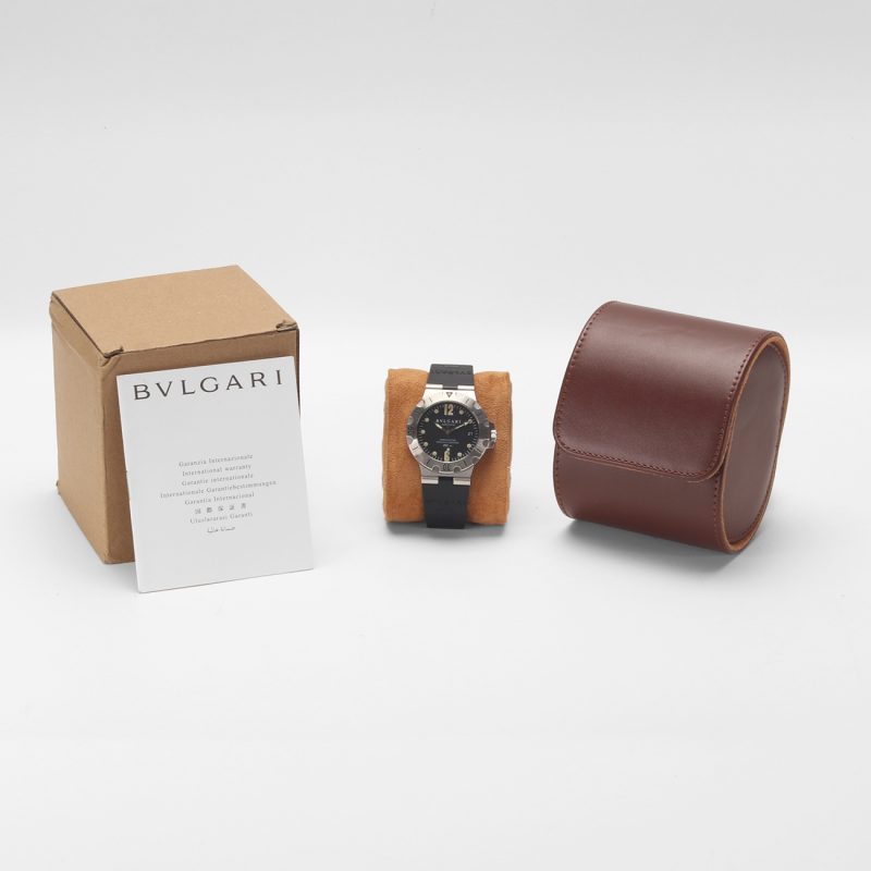 Bulgari Diagono Scuba c. 1998 Ref. SD38S Automatico 38mm con Documenti - Recentemente Revisionato - immagine 16