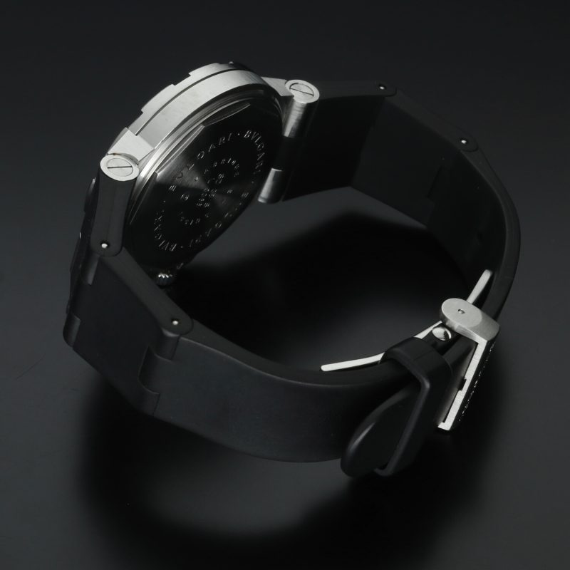 Bulgari Diagono Scuba c. 1998 Ref. SD38S Automatico 38mm con Documenti - Recentemente Revisionato - immagine 13