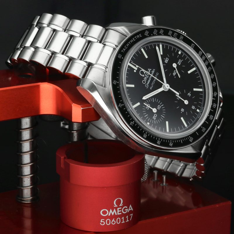 c. 2009 Omega Speedmaster Reduced II Sapphire 35395000 Automatic 39mm - Image 4