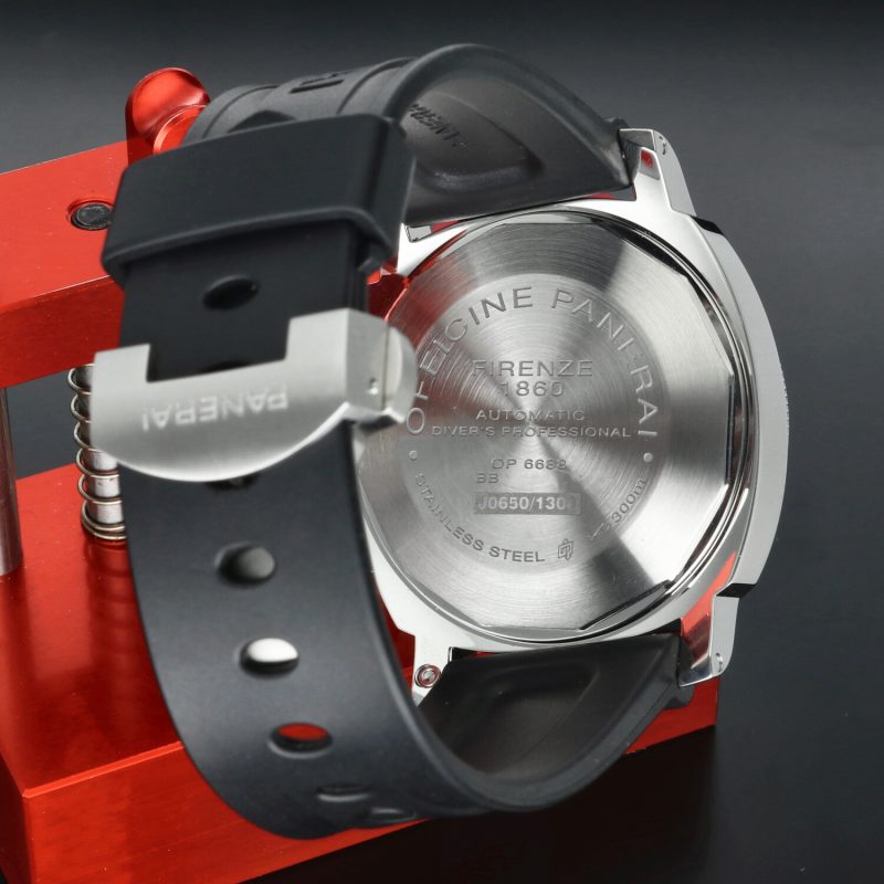 2007 Panerai Luminor Submersible 44mm PAM00024 – Eccellente Condizione New Old Stock - immagine 10