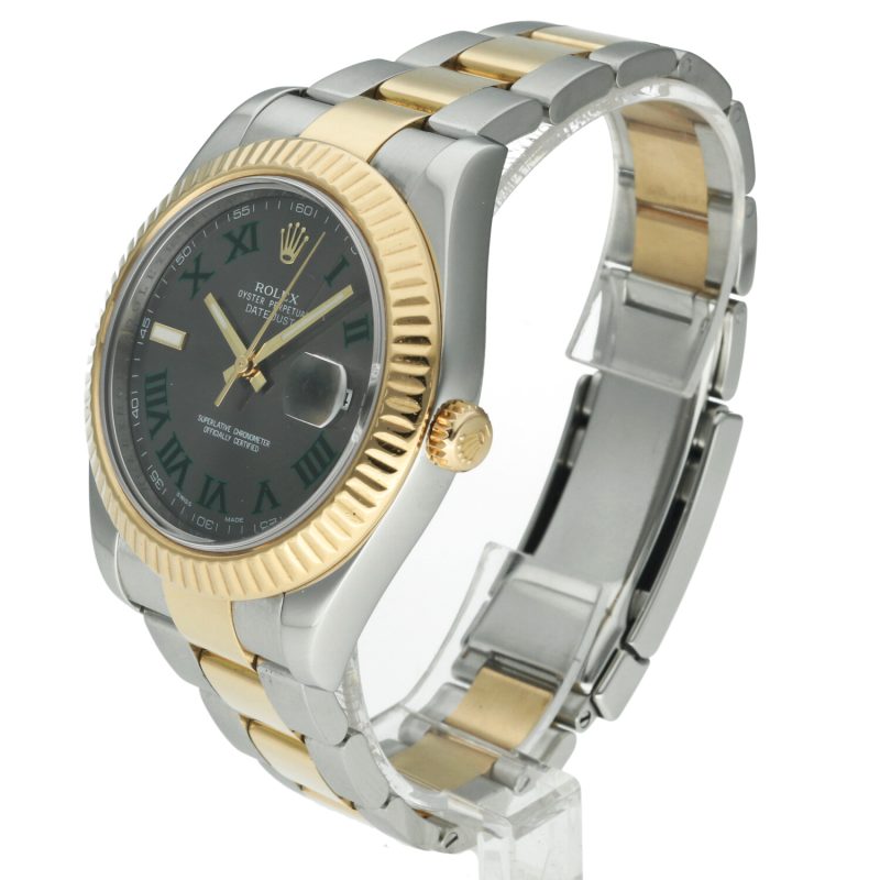 2010 Rolex Datejust II 116333 Wimbledon 41mm Steel and Gold - Serviced - Image 14