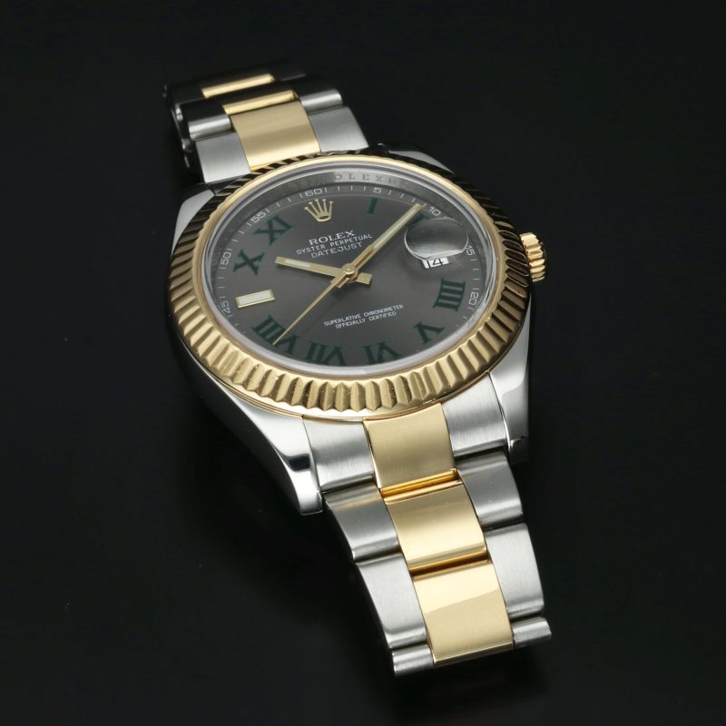 2010 Rolex Datejust II 116333 Wimbledon 41mm Steel and Gold - Serviced - Image 11