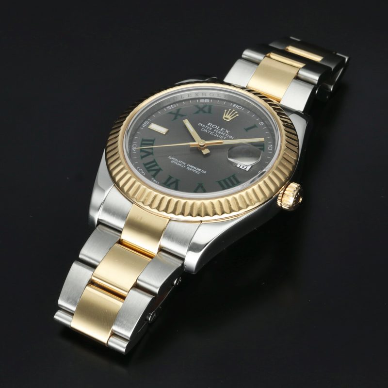 2010 Rolex Datejust II 116333 Wimbledon 41mm Steel and Gold - Serviced - Image 12