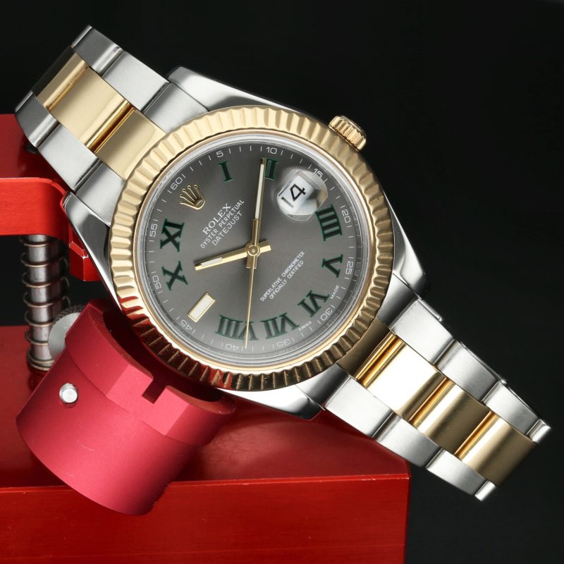 2010 Rolex Datejust II 116333 Wimbledon 41mm Steel and Gold - Serviced - Image 2