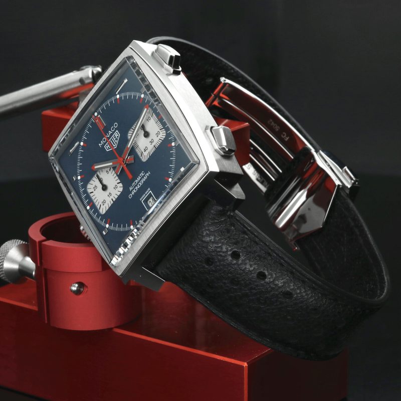 2024 Nuovo Mai Indossato TAG Heuer Monaco Chronograph Steve McQueen CAW211P.FC6356 Automatico 39mm Full Set - immagine 3