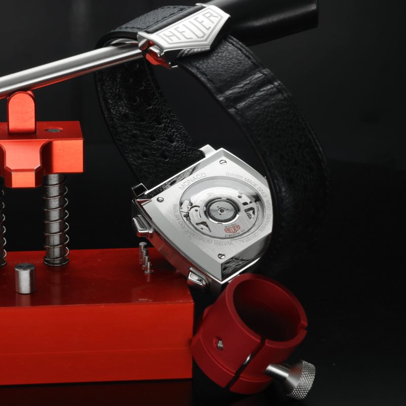 2024 Nuovo Mai Indossato TAG Heuer Monaco Chronograph Steve McQueen CAW211P.FC6356 Automatico 39mm Full Set - immagine 10