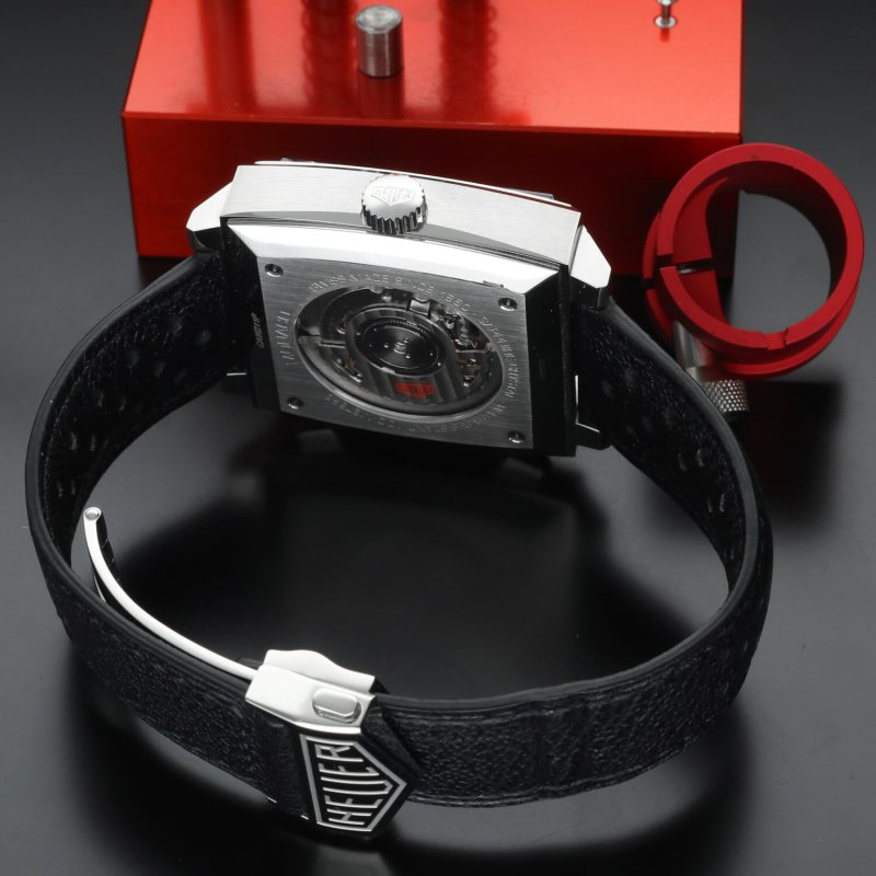 2024 Nuovo Mai Indossato TAG Heuer Monaco Chronograph Steve McQueen CAW211P.FC6356 Automatico 39mm Full Set - immagine 11