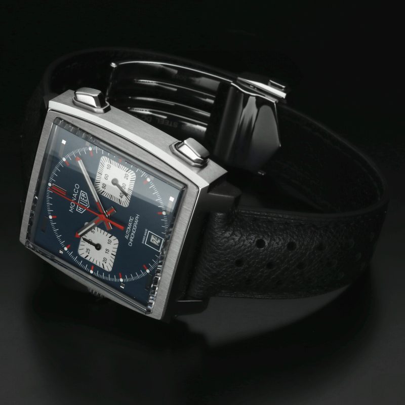 2024 Nuovo Mai Indossato TAG Heuer Monaco Chronograph Steve McQueen CAW211P.FC6356 Automatico 39mm Full Set - immagine 13