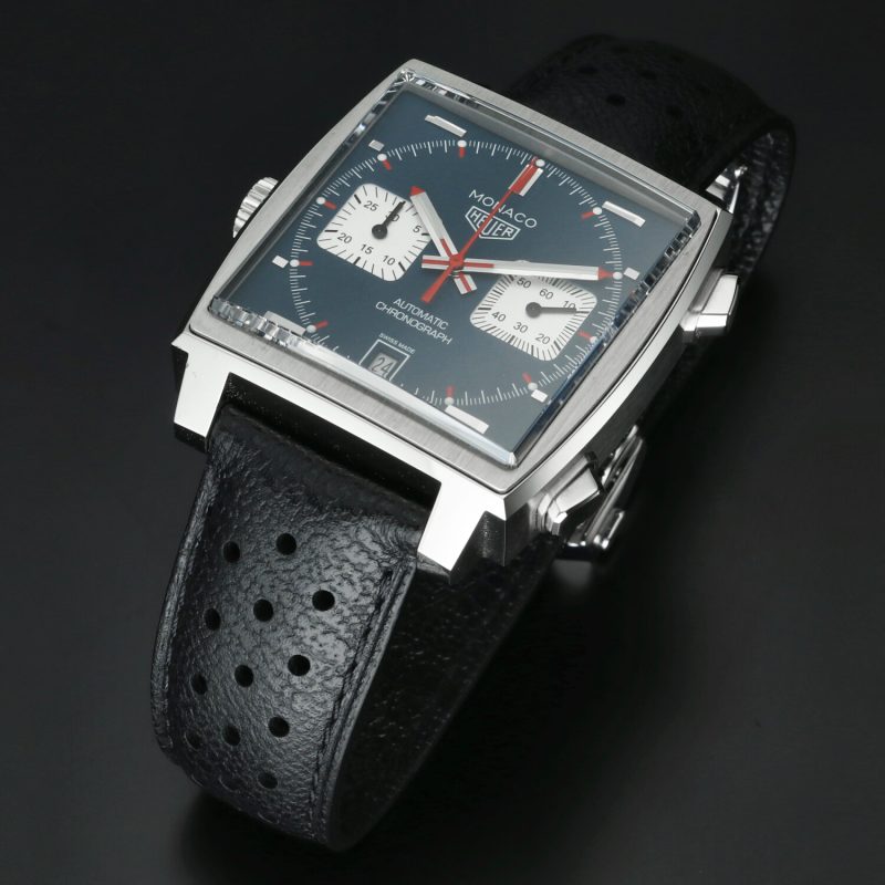 2024 Nuovo Mai Indossato TAG Heuer Monaco Chronograph Steve McQueen CAW211P.FC6356 Automatico 39mm Full Set - immagine 12