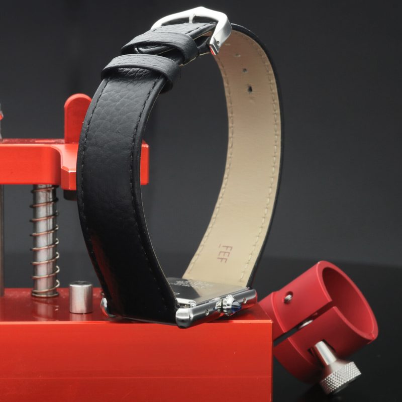 2025 Nuovo Mai Indossato Cartier Tank Must Modello Grande WSTA0041 Quarzo Acciaio su Pelle - immagine 9
