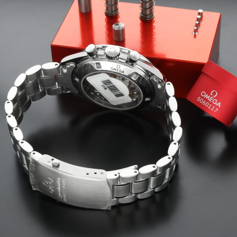 c. 2012 Omega Speedmaster Moonwatch Nuovo Mai Indossato Quadrante Chocolate 311.30.42.30.13.001 – Full Set - immagine 8